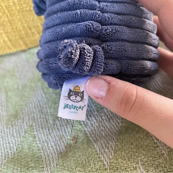 Jellycat Blue Cordy Roy Elephant Stuffed Animal - Picture 3 of 3